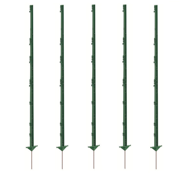 Weidezaunpfahl Kunststoff 156 cm grün 20 Stück