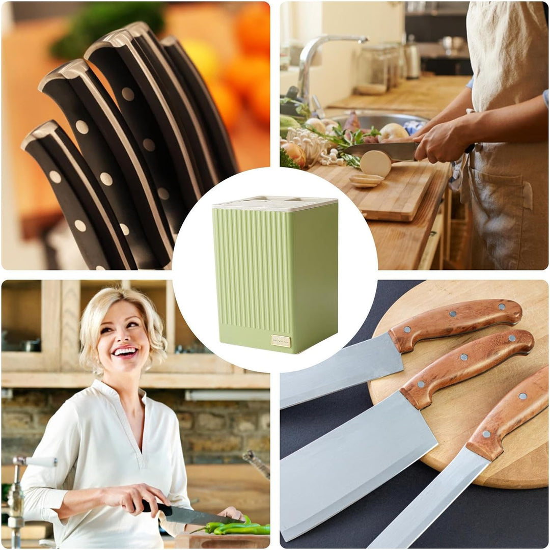 Messerbox für die Küche – Multifunktionaler platzsparender Organizer | Abnehmbarer Messerorganizer m