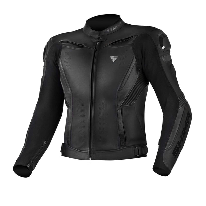 SHIMA CHASE Motorradjacke Herren -Sport Biker Lederjacke Männer Belüftet Sommer mit Schulter Schleif