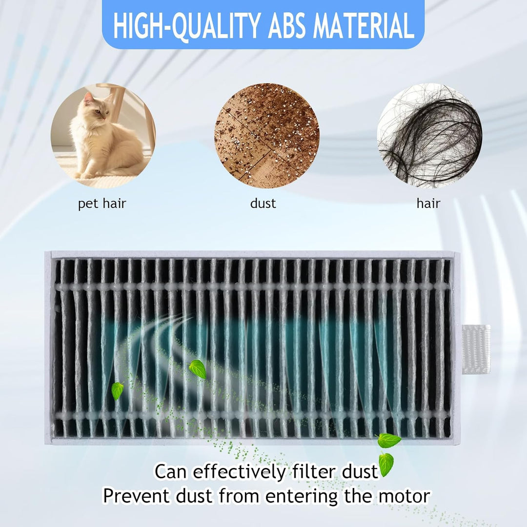 Ersatzteile für Ecovacs Deebot X11 OmniCyclone Roboterstaubsauger Zubehör, 1 Hauptbürste, 2 Walzenbü