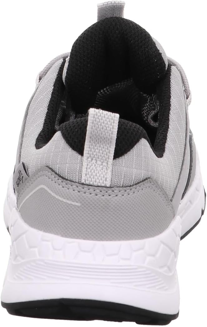 Superfit Jungen Free Ride Sneaker 39 EU Hellgrau Schwarz 2500, 39 EU Hellgrau Schwarz 2500