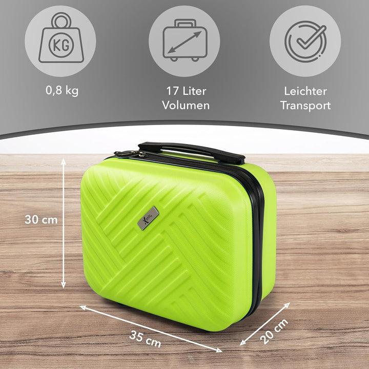 Xonic® Design Kosmetikkoffer aus ABS Hartschale – Robustes Beautycase als Handgepäck - Kosmetiktasch