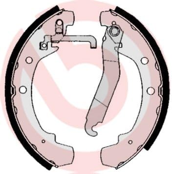 Brembo S85510 Bremsbacken, Anzahl 4