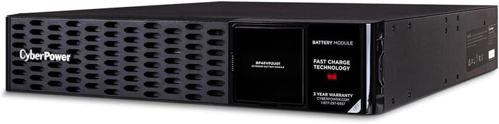 CyberPower BP48VP2U01 Batterieerweiterung für USV, 2U Rackmount/Tower, Metallgehäuse schwarz, 48 Vdc