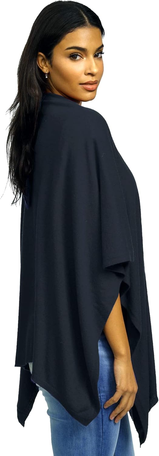 Damen Poncho,Schal Pullover, Lange Strickjacke, Strickpullover, Mantel,XXL Umhängetuch,Tunika für So