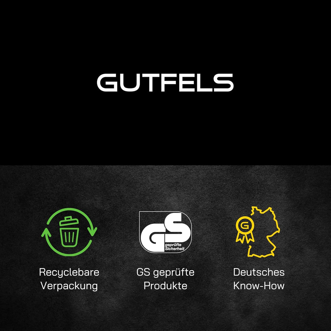 Gutfels Akku-Tisch-Ventilator VENTI 3010 R | Lithium Ionen Akku 4.000 mAh | Touchbedienung | 4 Gesch