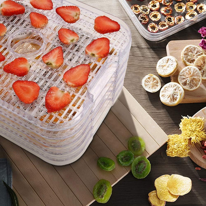 Hopekings Dörrgerät für Lebensmittel, 5 Etagen, Dehydrator für Obst und Gemüse, 250 W, einstellbarer