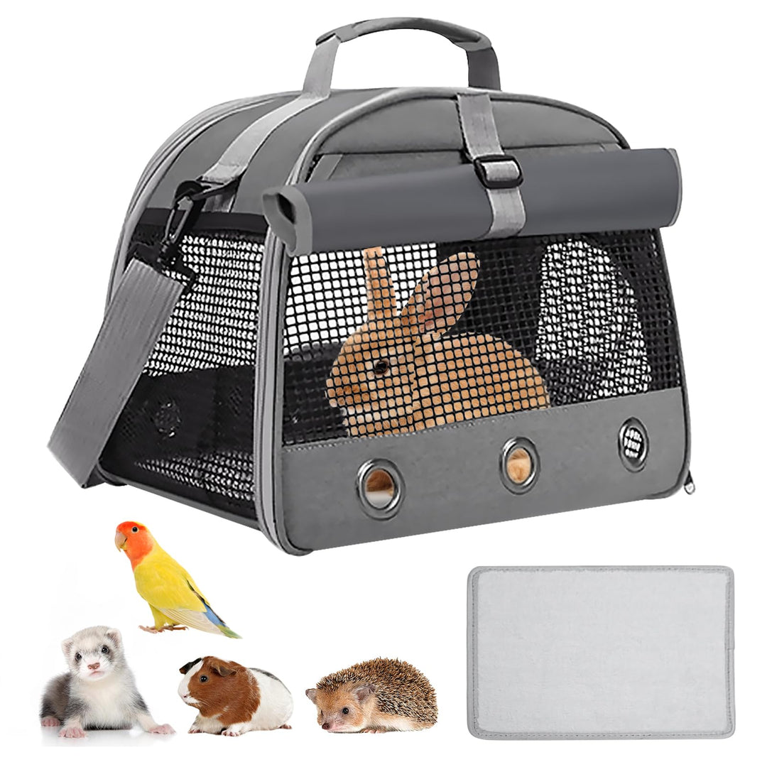 Meerschweinchen-Tragetaschez,35x25x23CM Hamster-Tragetaschez,Kleine Haustier-Tragetasche,Kaninchen-T