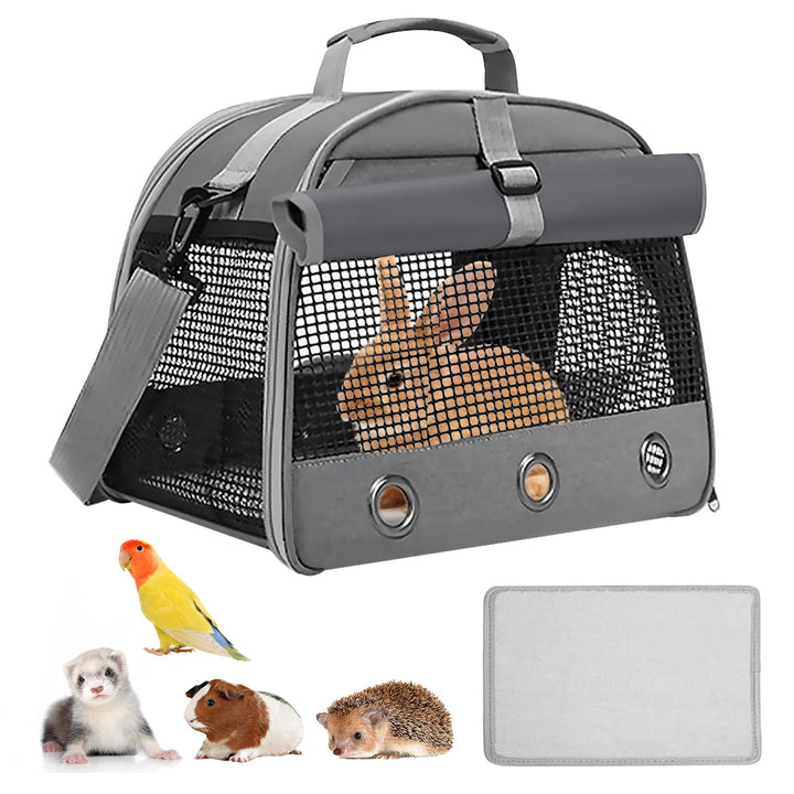 Meerschweinchen-Tragetaschez,35x25x23CM Hamster-Tragetaschez,Kleine Haustier-Tragetasche,Kaninchen-T
