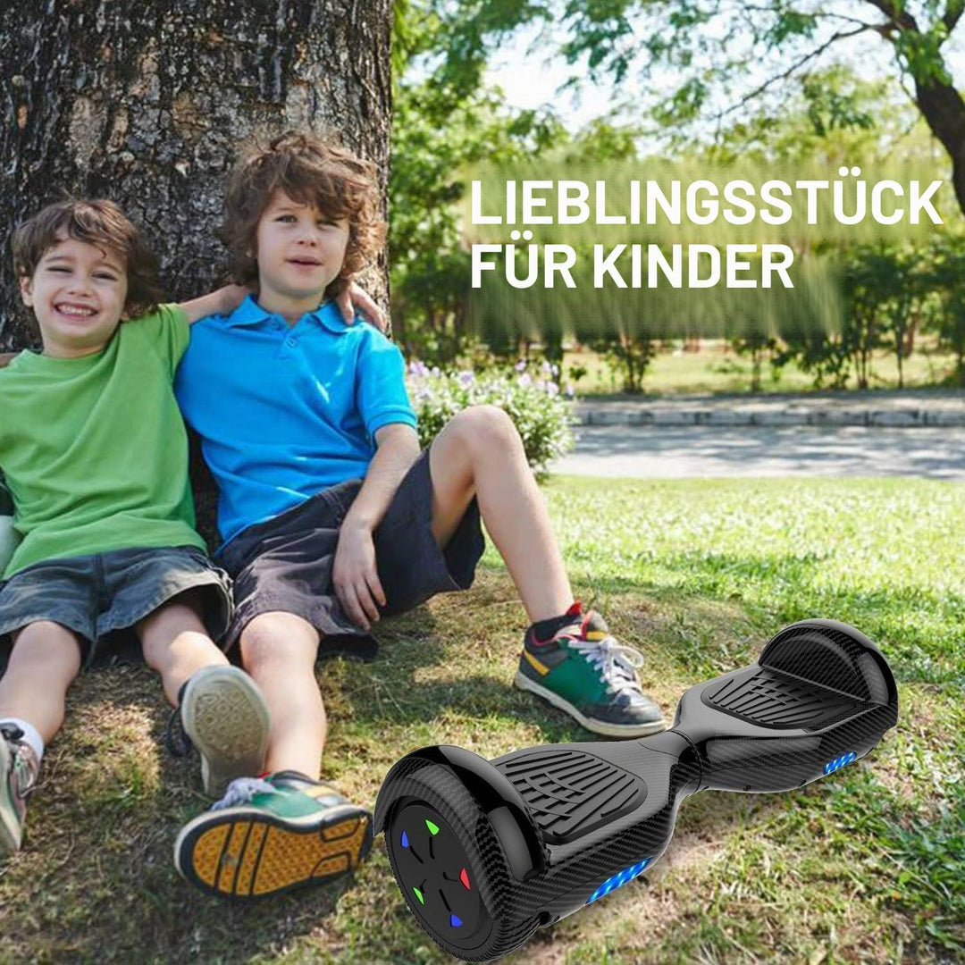 GeekMe Hoverboards 6.5”Zweimotoren 2-Rad-Hoverboards Hoverboards mit LED-Leuchten Bluetooth Color Sc