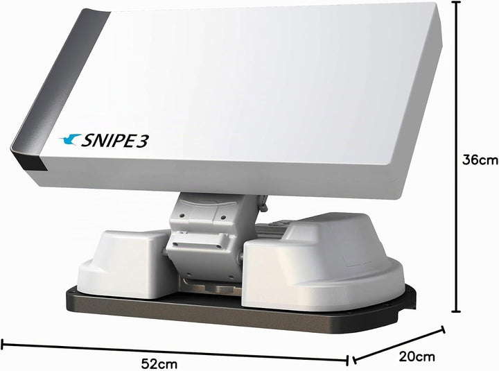 Selfsat Snipe V3 Single Vollautomatische Satelliten Antenne, Single