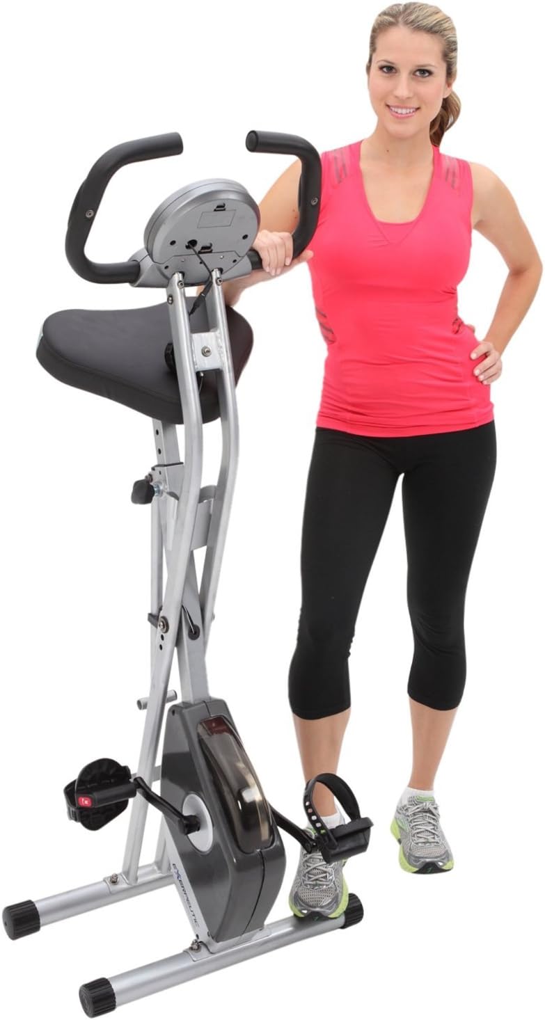 EXERPEUTIC Klappbarer Heimtrainer mit Magnetbremssystem &