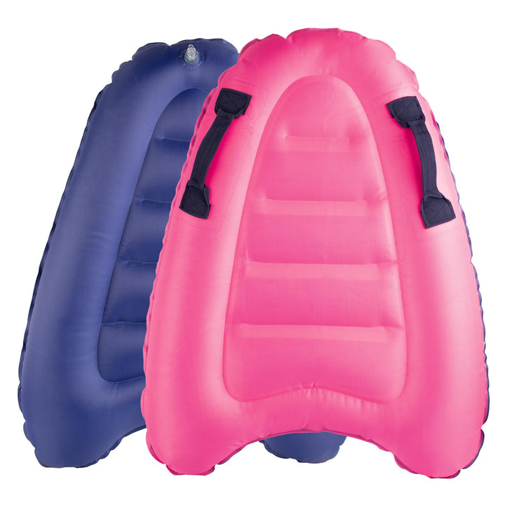 Aufblasbares Bodyboard, Tragbares Bodyboard Kinder mit Griffen,Faltbar Schwimmenboard 75 x 65 x 15 c
