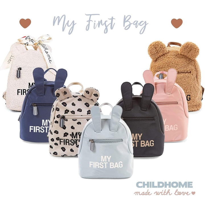 Childhome, Rucksack für Kinder, Baby, Schule, Kindergarten, Krippe, zwei Fächer, geeignet für Lunchb