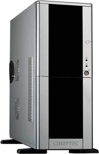 Chieftec LCX-01SL-SL-B Silber/Schwarz PC Gehäuse MediumTower 4 x 5.25 Silber