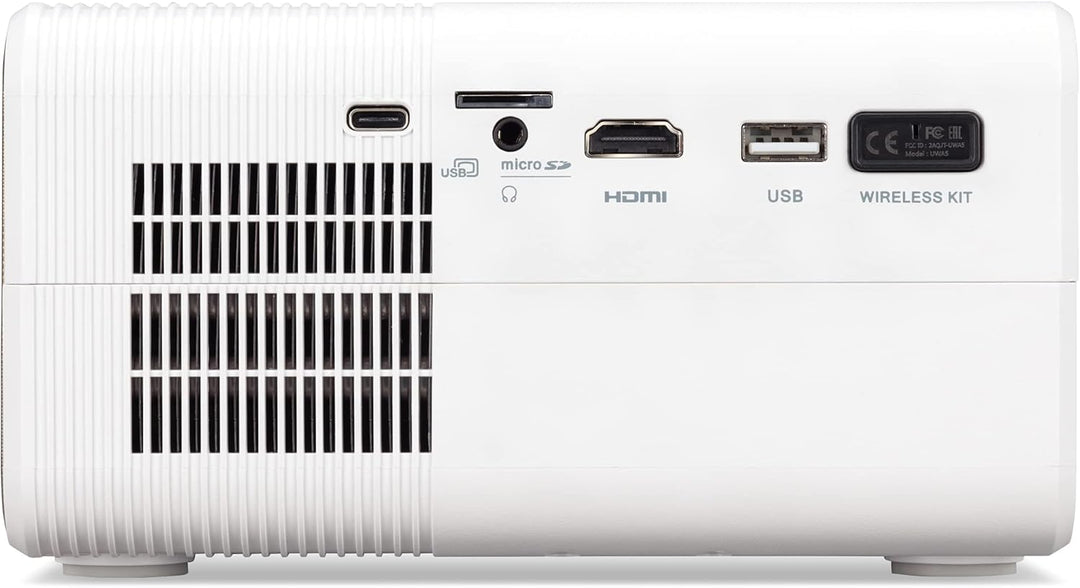 Acer - AOpen QF12 Powered by Acer LCD-LED Projector (Full HD (1.920 x 1.080 Pixel) 5.000 Lumen, 1.00