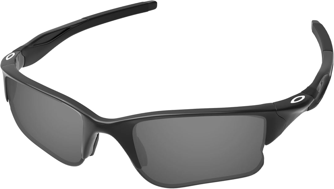 PapaViva Ersatzlinsen &amp; Gummi-Kits für for Oakley Half Jacket 2.0 XL OO9154 Pro+ Schwarz Chrom Polar