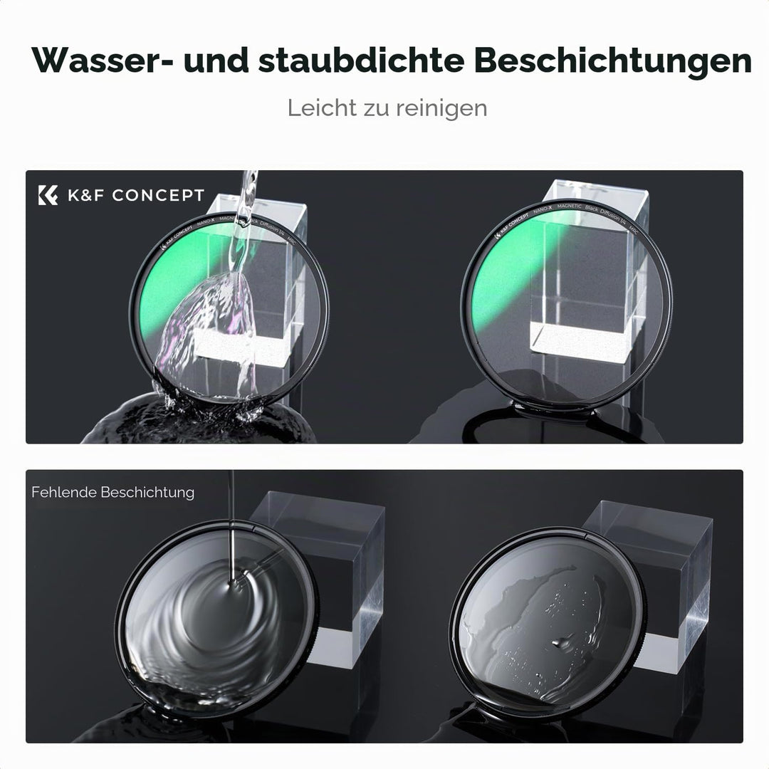K&amp;F Concept Nano X-Serie Magnetischer Black-Mist 1/4 Black Promist 1/4 Filter Effektfilter-67mm 67mm