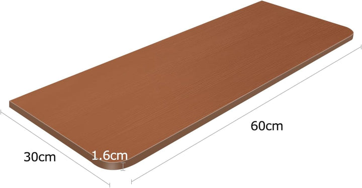 Wandklapptisch Schwarz, 60x30 cm, Klappschreibtisch mit Montagekit, Wandmontage Klapptisch für Küche