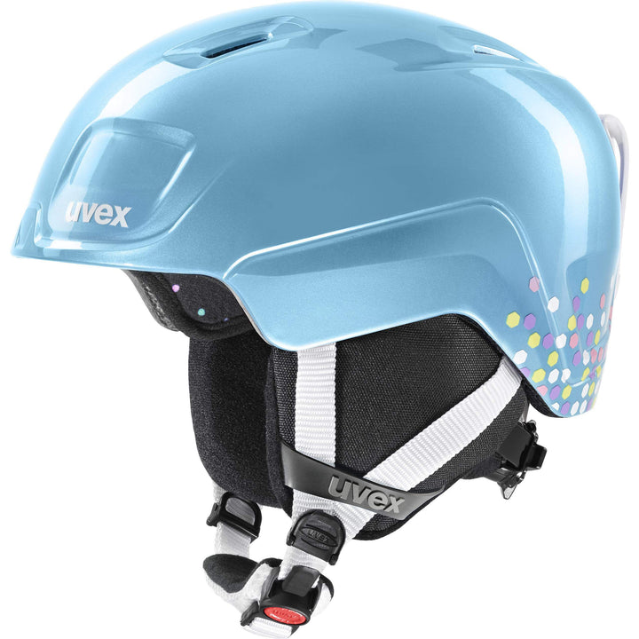 uvex heyya - Skihelm für Kinder - individuelle Grössenanpassung - optimierte Belüftung - blue confet
