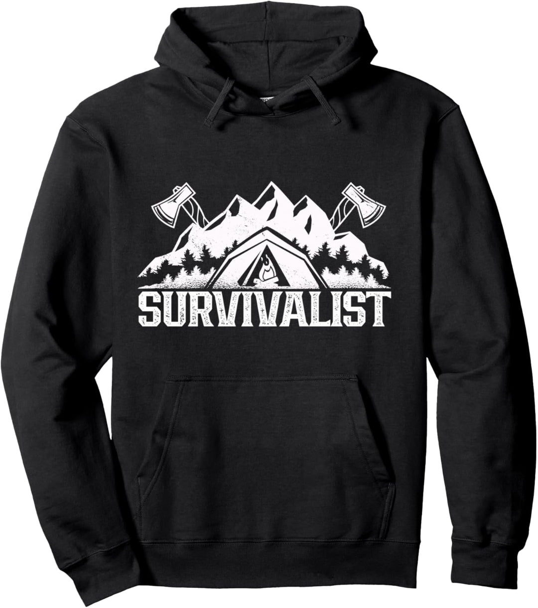 Überlebenskünstler Überleben Bushcraft Survival Pullover Hoodie