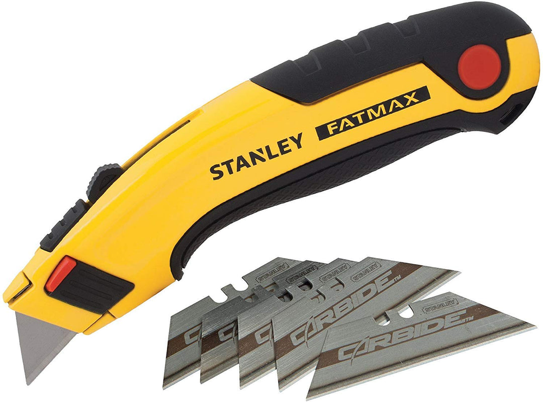 Stanley Fatmax Messer 7-10-778 (mit einziehbarer Klinge, 170 mm Länge, robustes Zinkdruckgehäuse mit