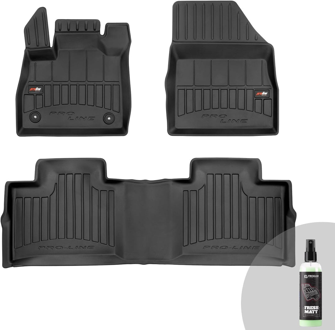 FROGUM ProLine 3D Gummimatten Exklusiven Auto Fussmatten Autofussmatten für Renault Espace V ab 2014