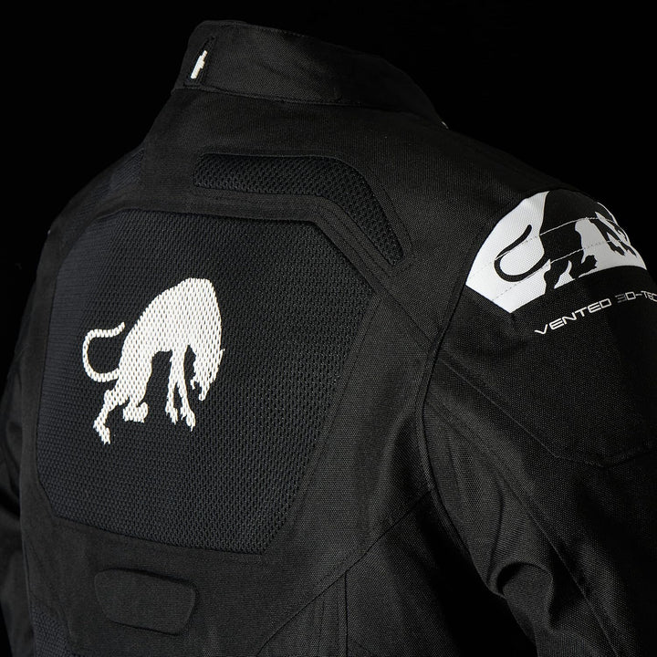 FURYGAN ATOM VENTED EVO D3O JACKEN UND MÄNTEL RADICAL S Schwarz-Weiss, S Schwarz-Weiss