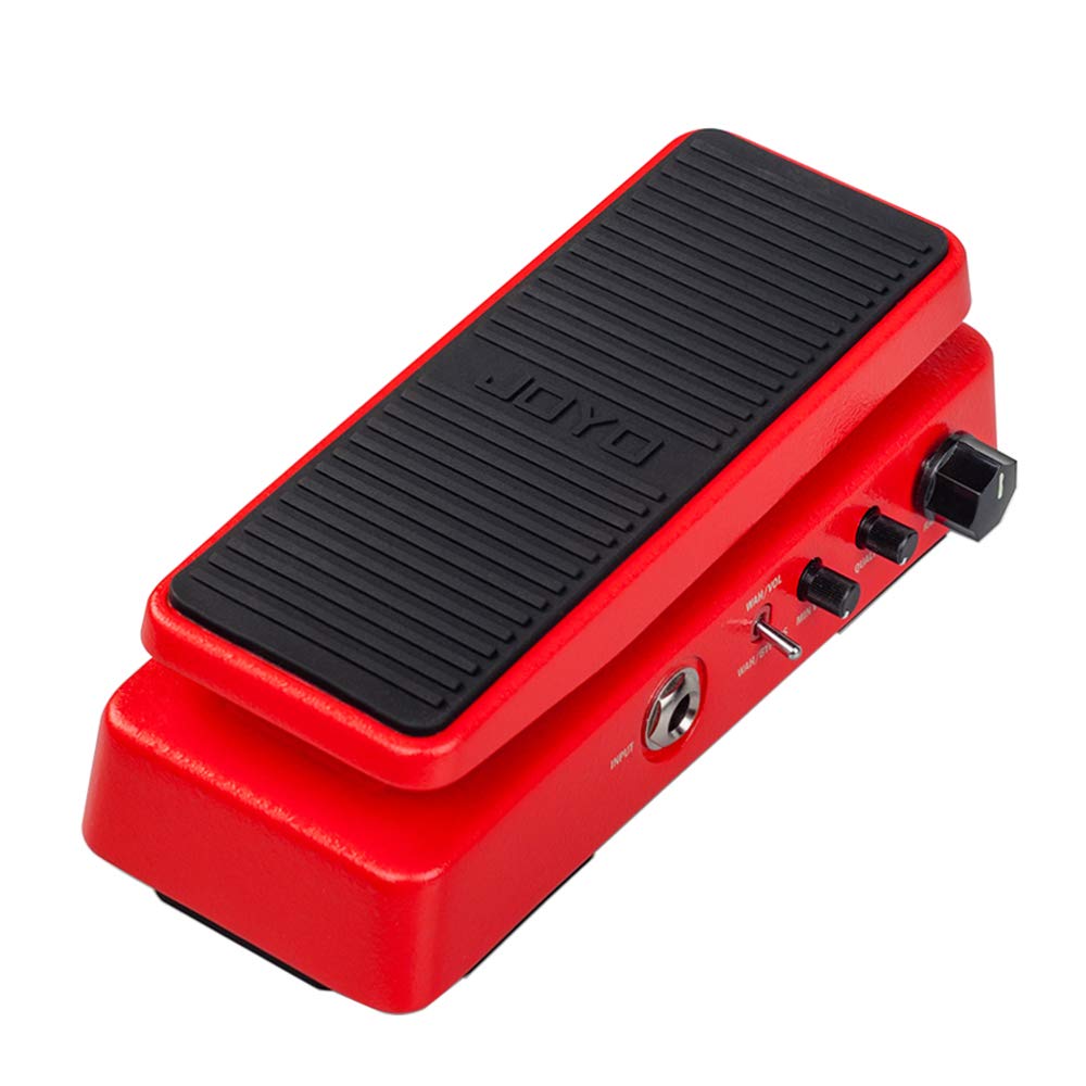 Joyo WAH-II Klassisches und multifunktionales WAH-Pedal mit Wah-Wah/Lautstärke-Funktionen mit Wahwah