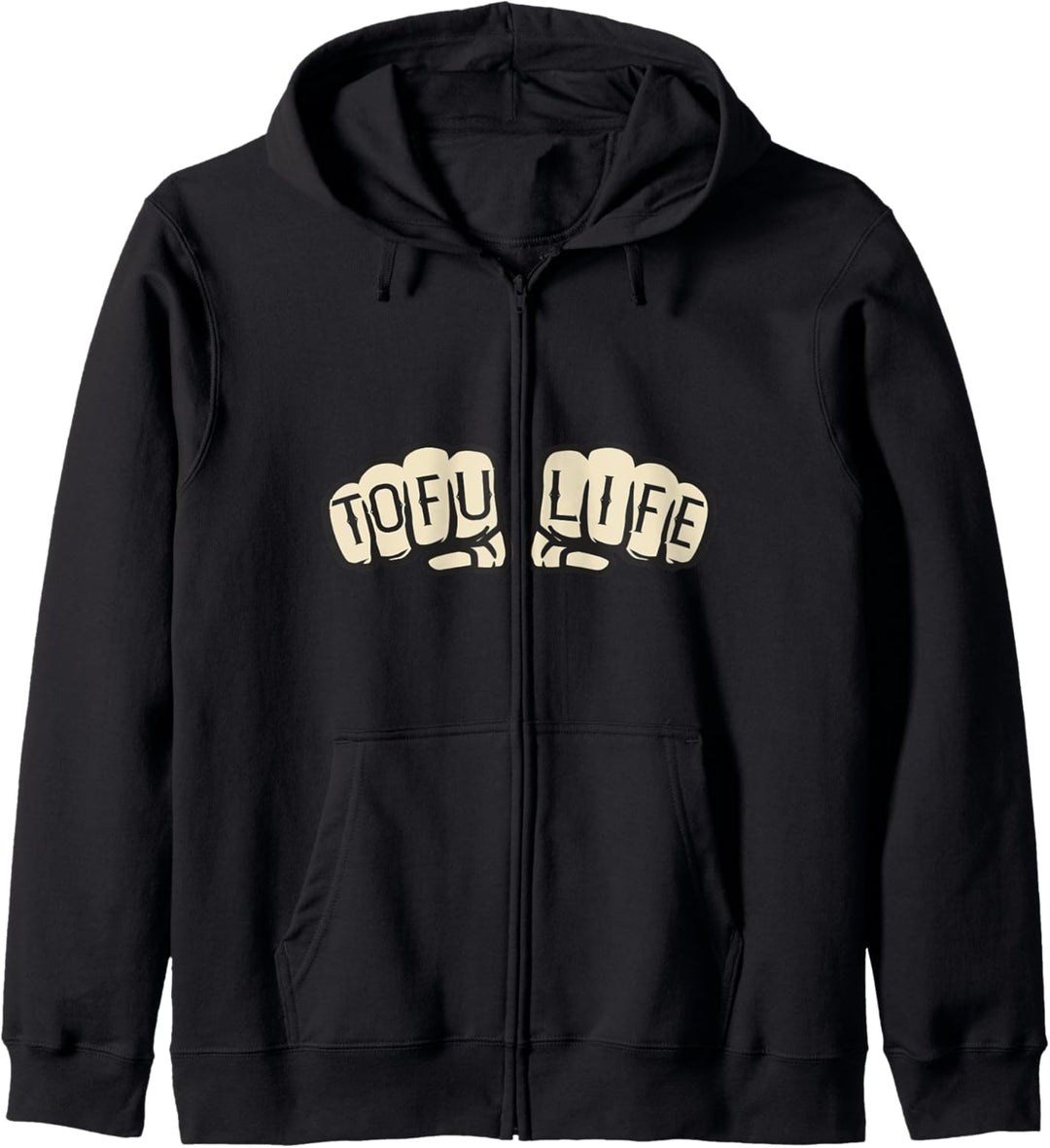 Tofu Leben Lustige Vegan Veggies Meatless Foodies Kapuzenjacke