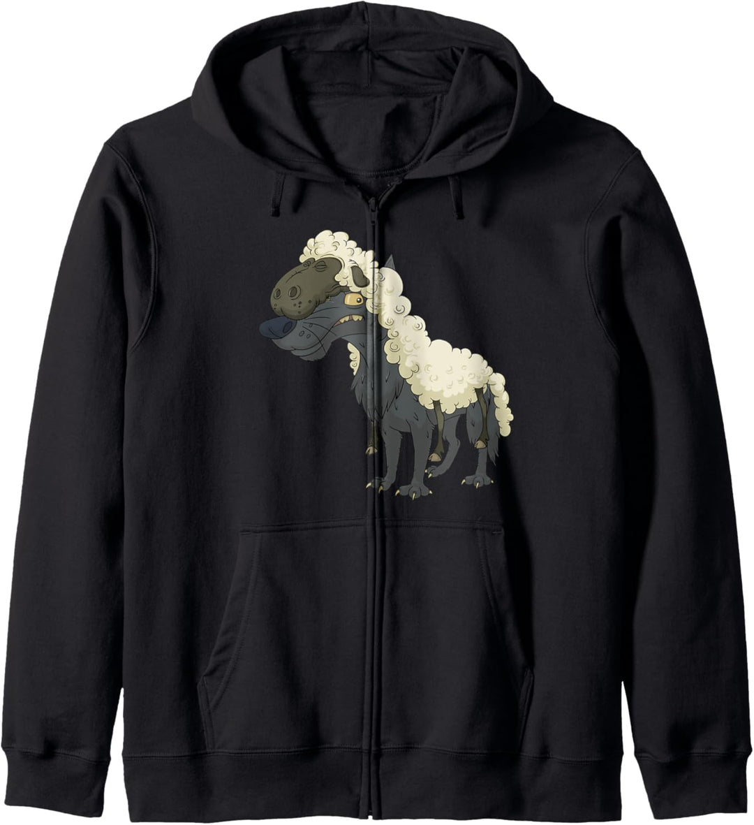 Lustig Schaf Wolf Schafzucht Schafzüchter Lamm Fun Schäfer Kapuzenjacke