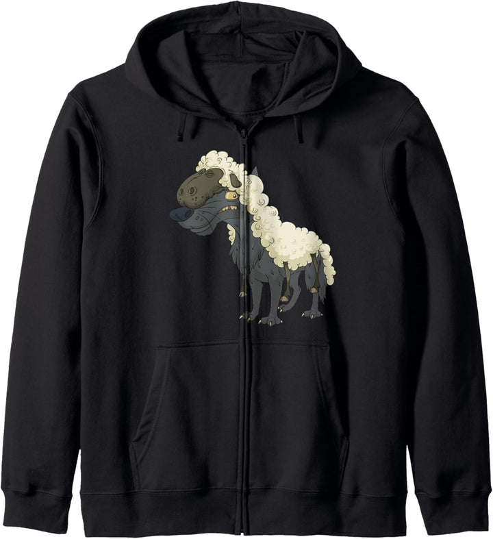 Lustig Schaf Wolf Schafzucht Schafzüchter Lamm Fun Schäfer Kapuzenjacke