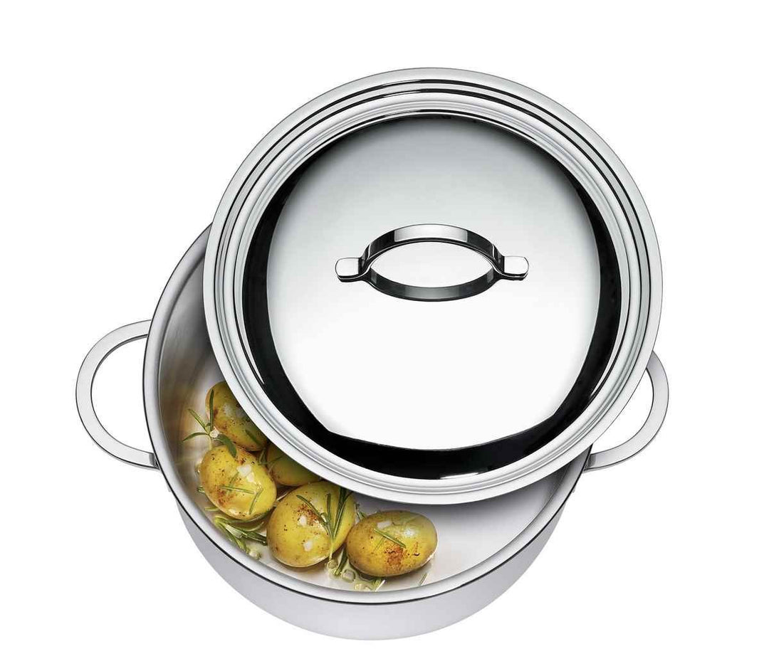 Spring CRISTAL Fleischtopf mit Deckel | Ø: 16cm, Höhe: 10 cm | 2 ltr | rostfreier Edelstahl | Topf i
