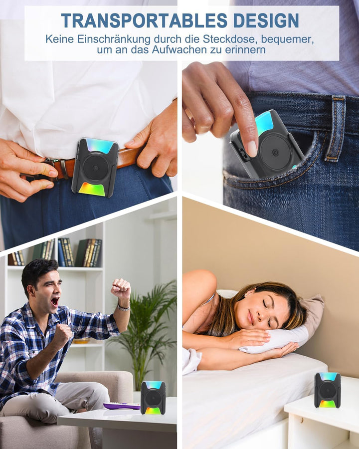 Notrufknopf FüR Senioren SOS Alarm Notruf Knopf Wasserdicht Pflegeruf Batterieversion Vibrations-Pag