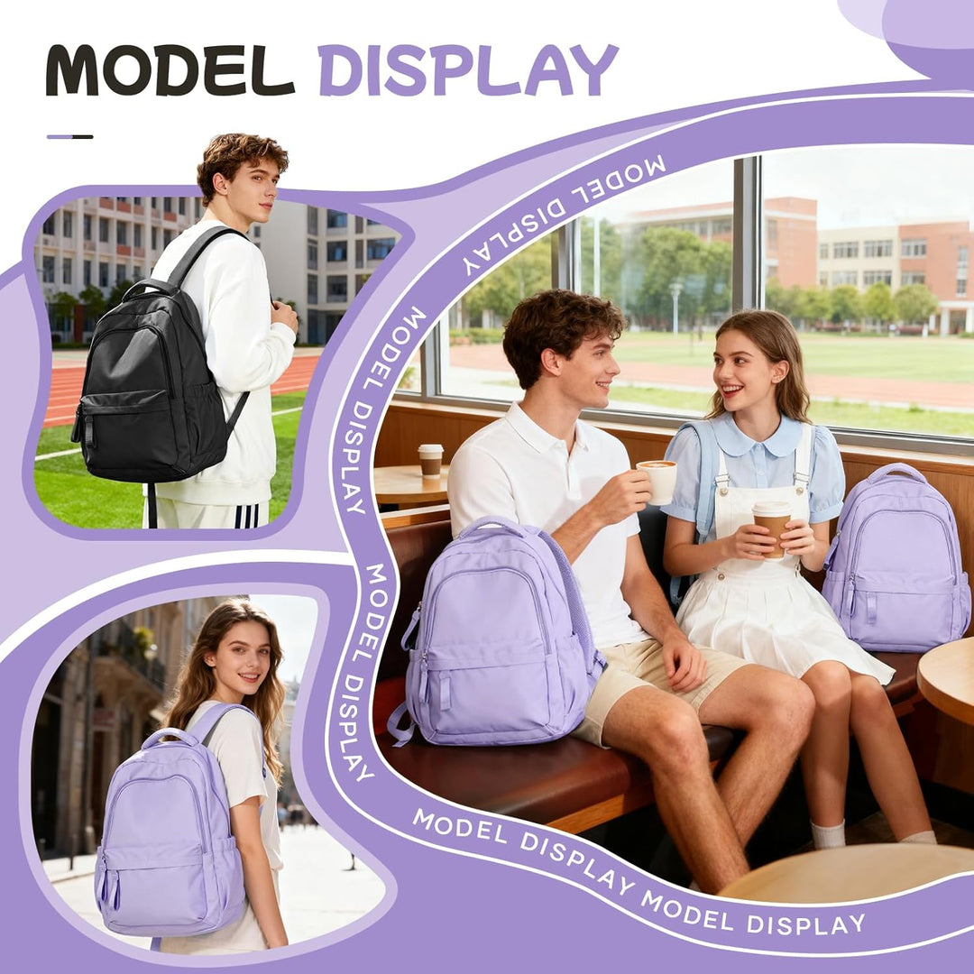 WEPLAN Schulrucksack Mädchen Jungen Rucksack Schule Teenager,Wasserdicht Rucksack School Bag,Schulra