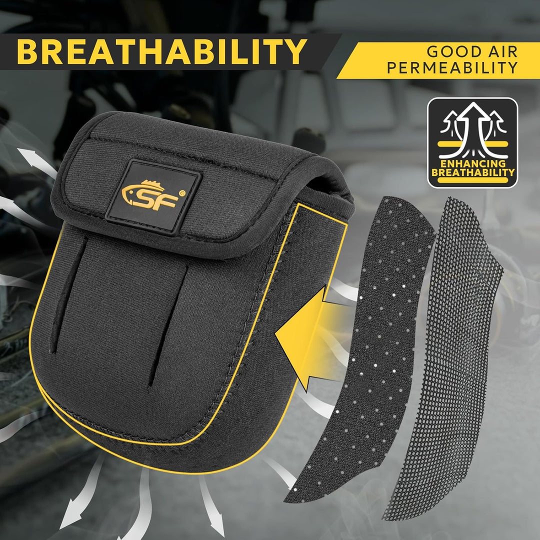 SF Schutzhülle für Spinnrollen, passend für Spinnrollen der Serie 200 bis 1000, XS, 3 Stück Spinning