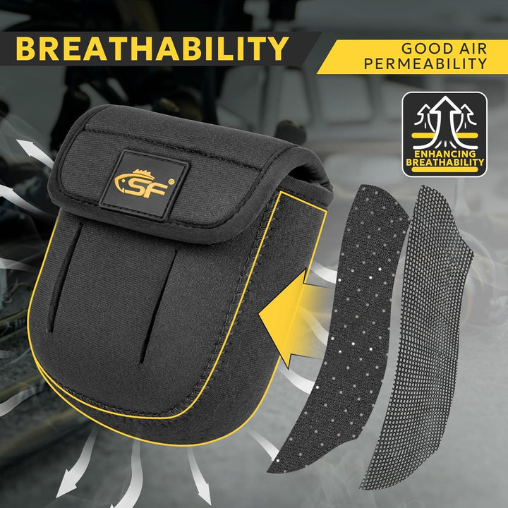 SF Schutzhülle für Spinnrollen, passend für Spinnrollen der Serie 200 bis 1000, XS, 3 Stück Spinning