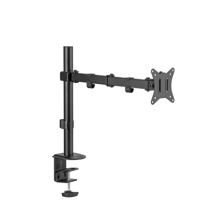 PureMounts Monitor Halterung, Monitorhalterung für 1 Bildschirm, 17 bis 32 Zoll, höhenverstellbar, n