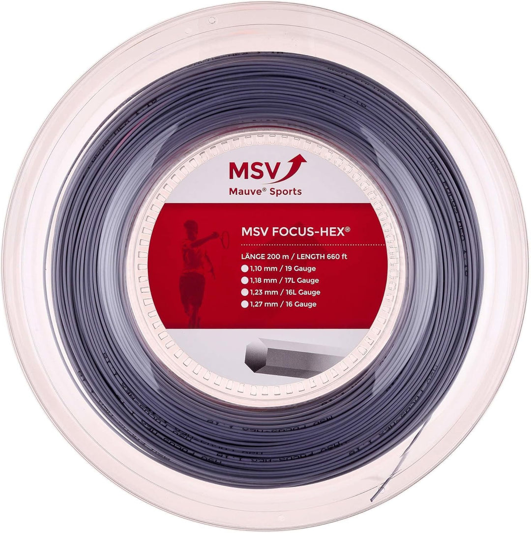 MSV Saitenrolle Focus-HEX 1.23 - argento, 1.23 - argento