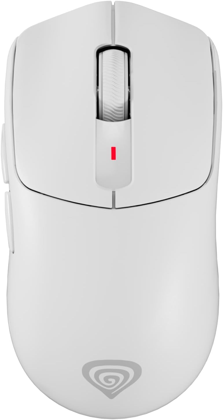 Genesis Zircon 500 G2 Wireless Gaming Maus – 10.000 DPI Pixart PMW3325, 2,4 GHz/BT 5.0/USB-C, 52 g U