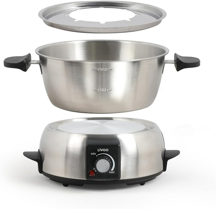 Fondue 1000 w 8 edelstahlgabeln - doc263