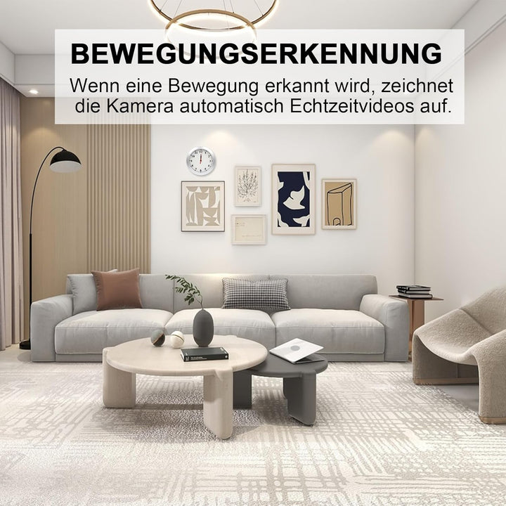 Überwachungskamera, KAMREA HD1080P Versteckte Kamera Mini Kamera Videorecorder Nanny Cam mit Bewegun