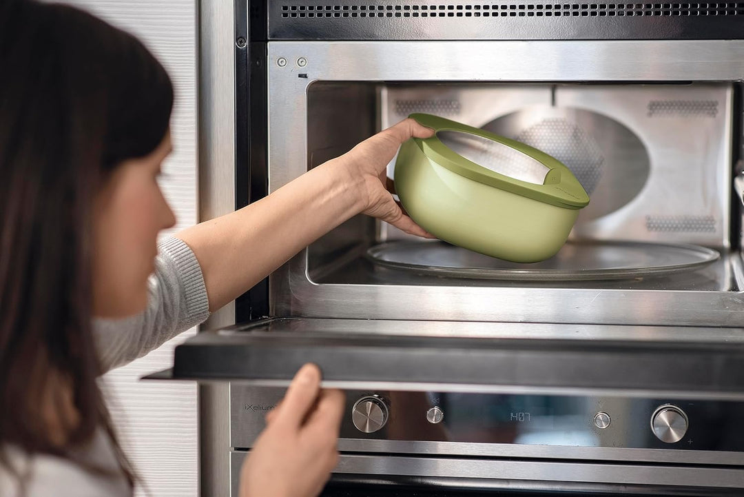 Guzzini - Kitchen Active Design, STORE&MORE BIO Set 3 dicht schliessende Dosen für Kühlschrank/Gefri