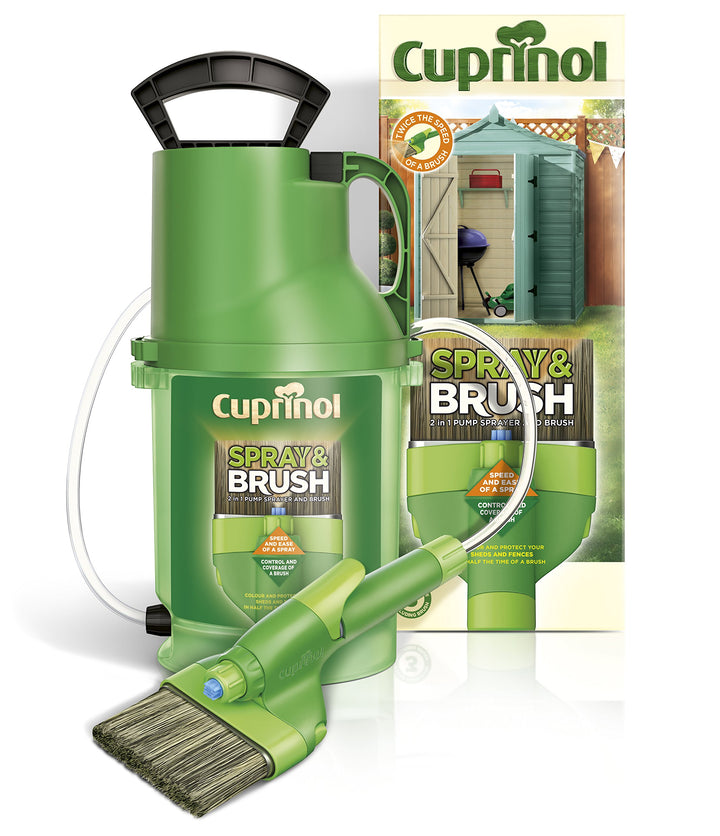 Cuprinol 2-in-1-Farbspritzer für Schuppen und Zäune, mpsb 1 Grün, 1 Grün