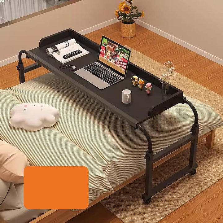GXQFC Überbett-Schreibtisch mit Rollen, Höhen- und Breitenverstellbarer Laptop-Tisch Breite 115-210