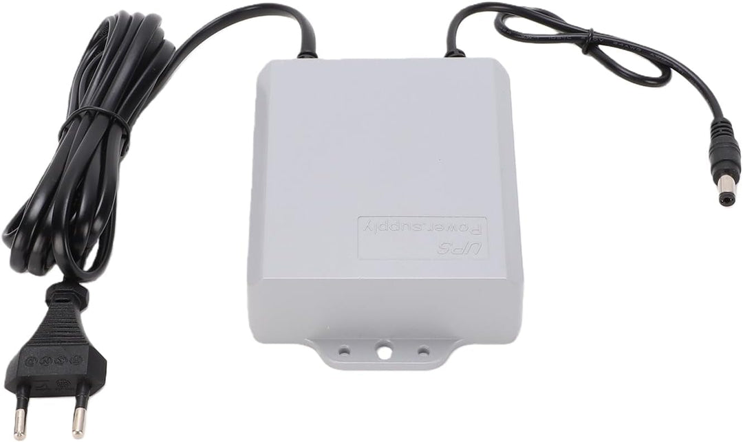 Walfront Mini-USV-Batterie-Backup, 12V 1,5A Netzteil mit 5400mAh, für WLAN-Router, Modem, Sicherheit
