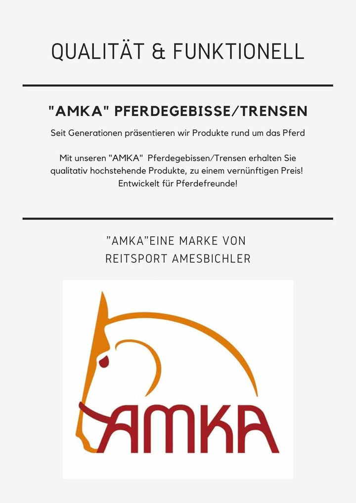 AMKA Wassertrense Sweet Iron doppelt gebrochen Stärke 18 mm Ringe 65 mm 14,5, 14,5
