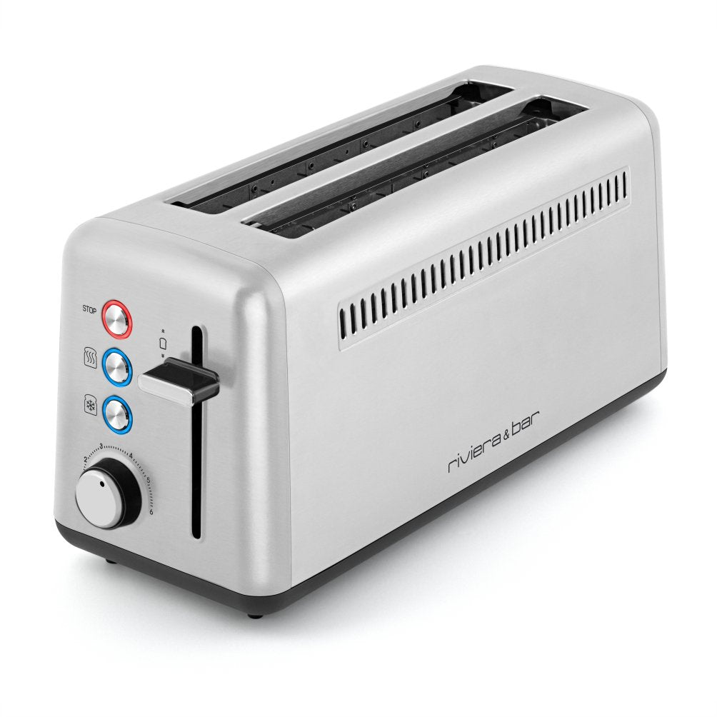 Riviera & Bar QGP 480 Toaster mit 2 Schlitzen Extralanges Edelstahl