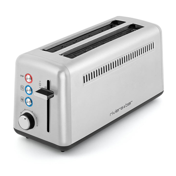 Riviera & Bar QGP 480 Toaster mit 2 Schlitzen Extralanges Edelstahl