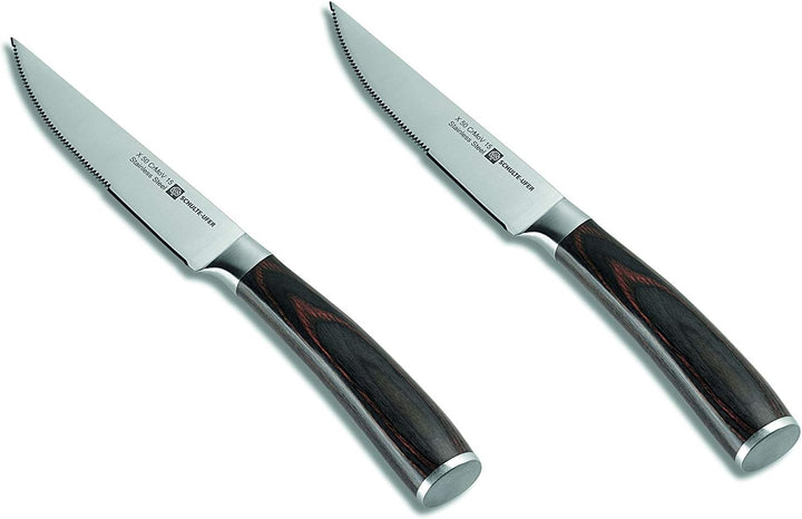 Schulte-Ufer Steakmesser-Set Riku, 2-teilig, 11 cm Steakmesser 2tlg., Steakmesser 2tlg.